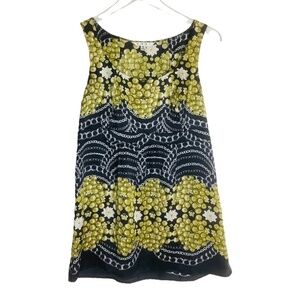 CAbi‎ Blouse Silk Pearls Chains Sleeveless Blouse Top S